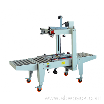 Carton Sealer with Top and Bottom Belt Drive